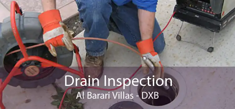 Drain Inspection Al Barari Villas - DXB