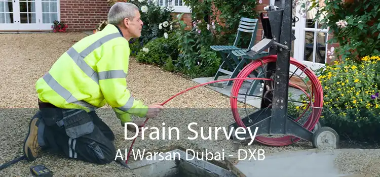 Drain Survey Al Warsan Dubai - DXB
