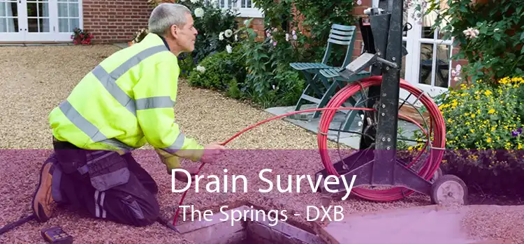 Drain Survey The Springs - DXB