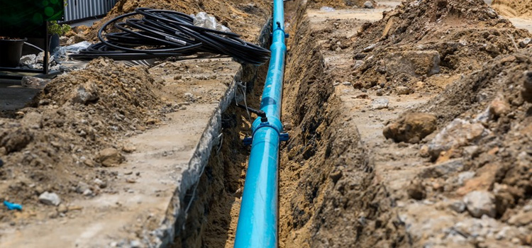 Sewer Drain Pipe Installation